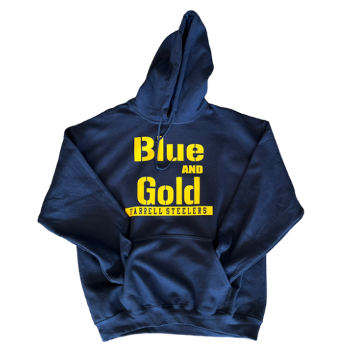 Farrell Blue & Gold Hoodie