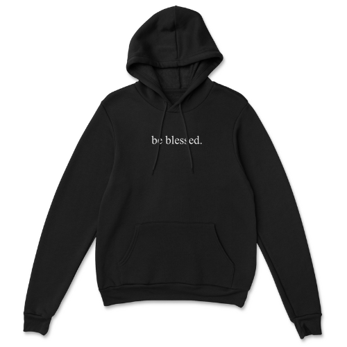 Be Blessed Hoodie (Black & White)