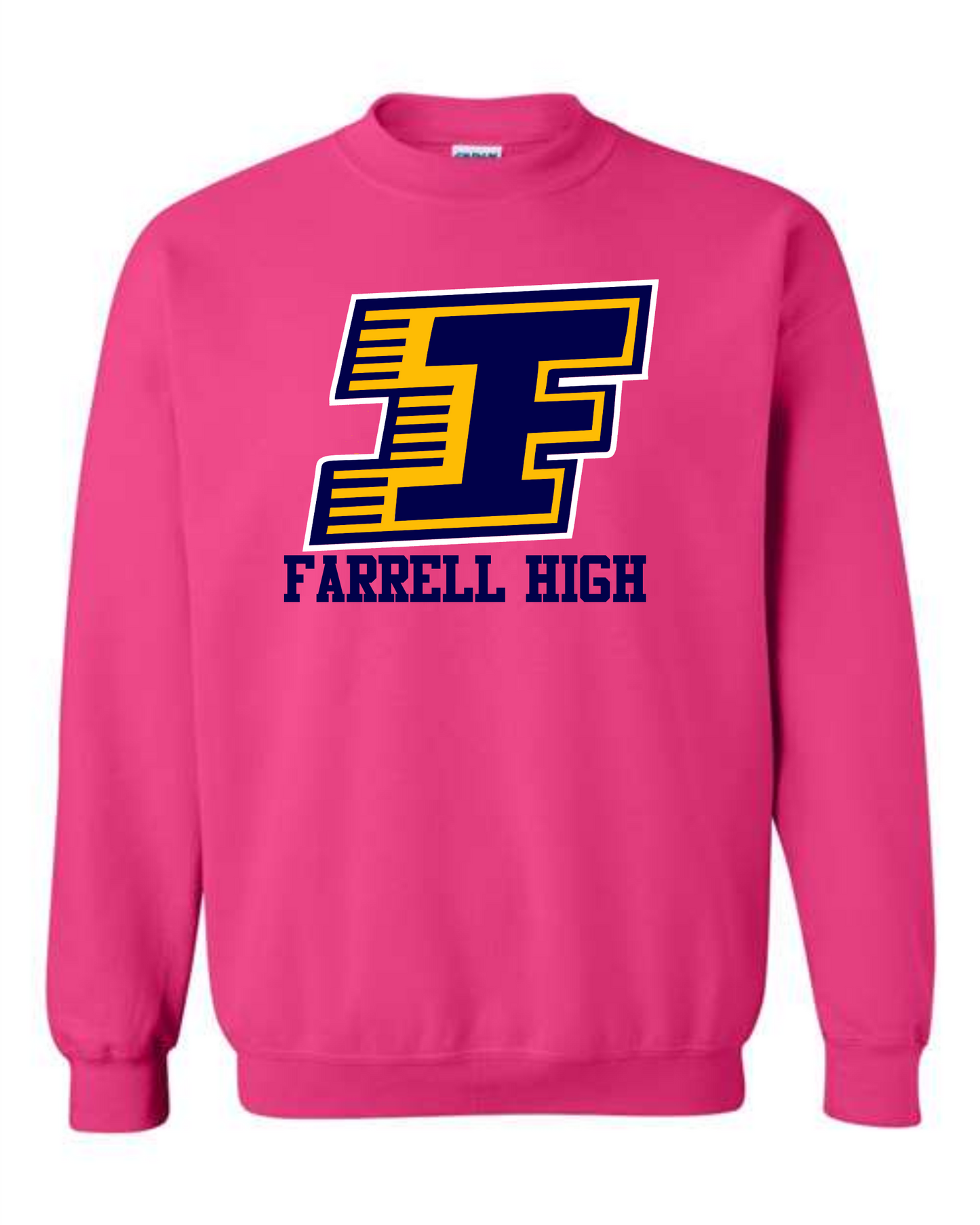 Pink Farrell High Crewneck