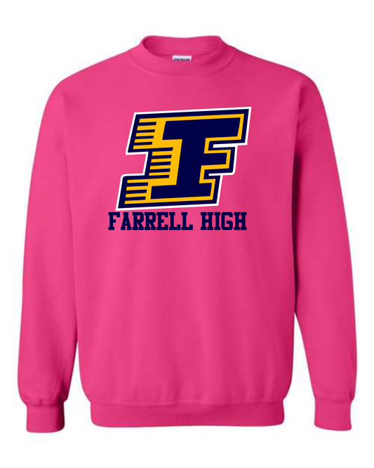 Pink Farrell High Crewneck