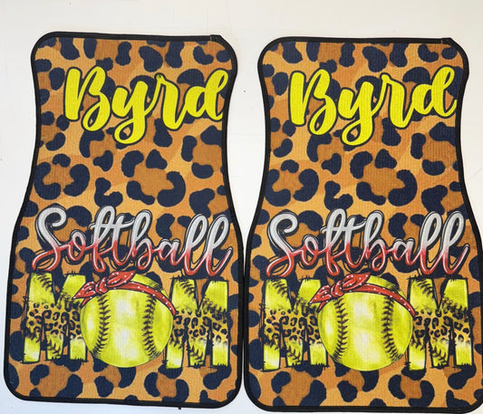 Set of 2 Custom Front Car Mats