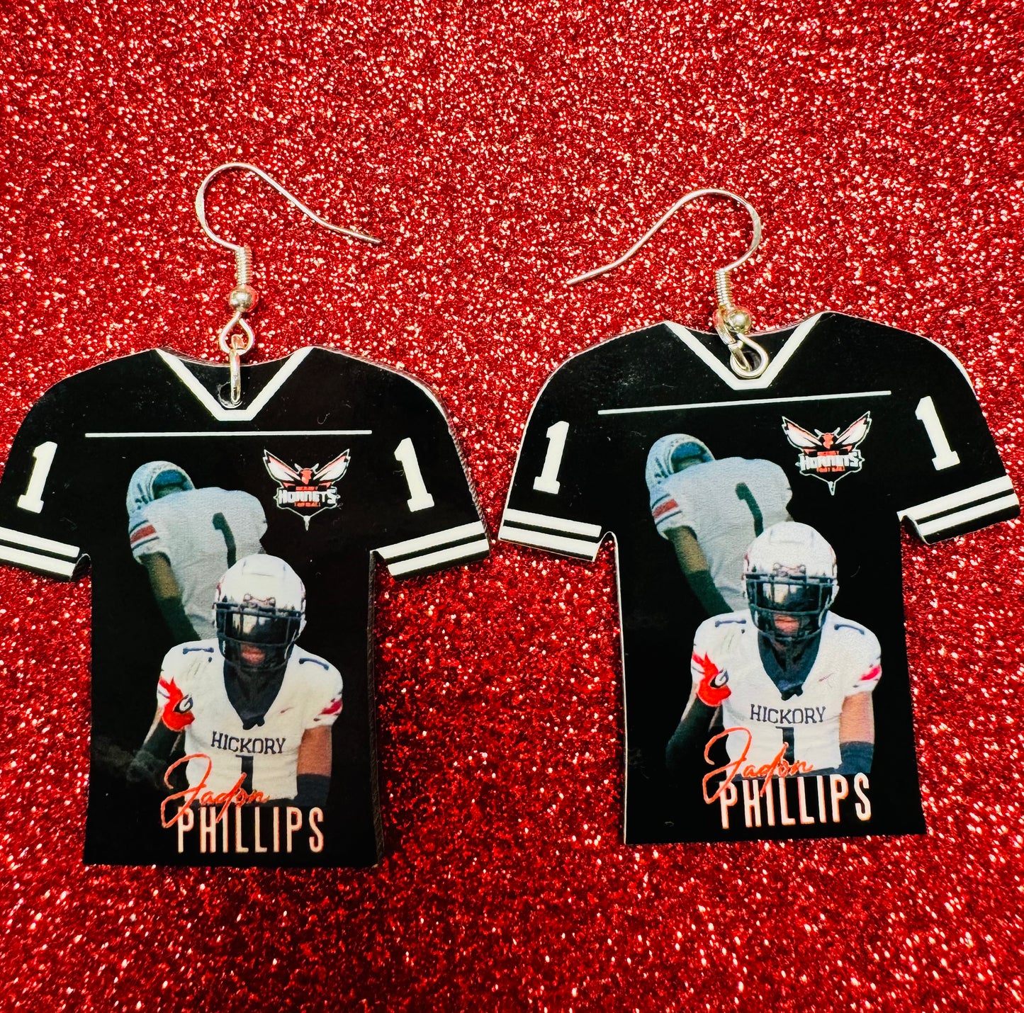 Custom Jersey Earrings