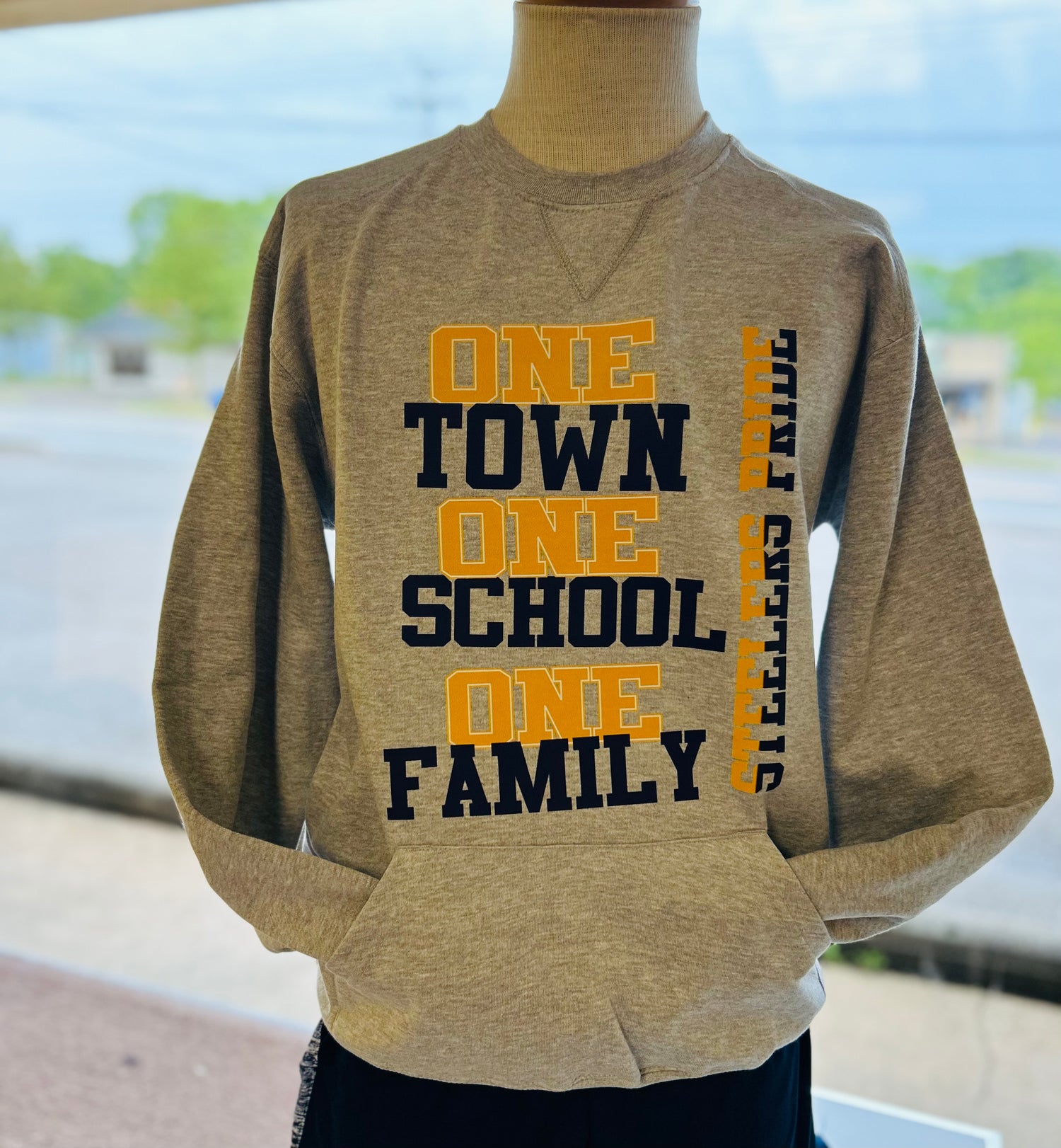 Farrell High School Steelers Pullover Hoodie