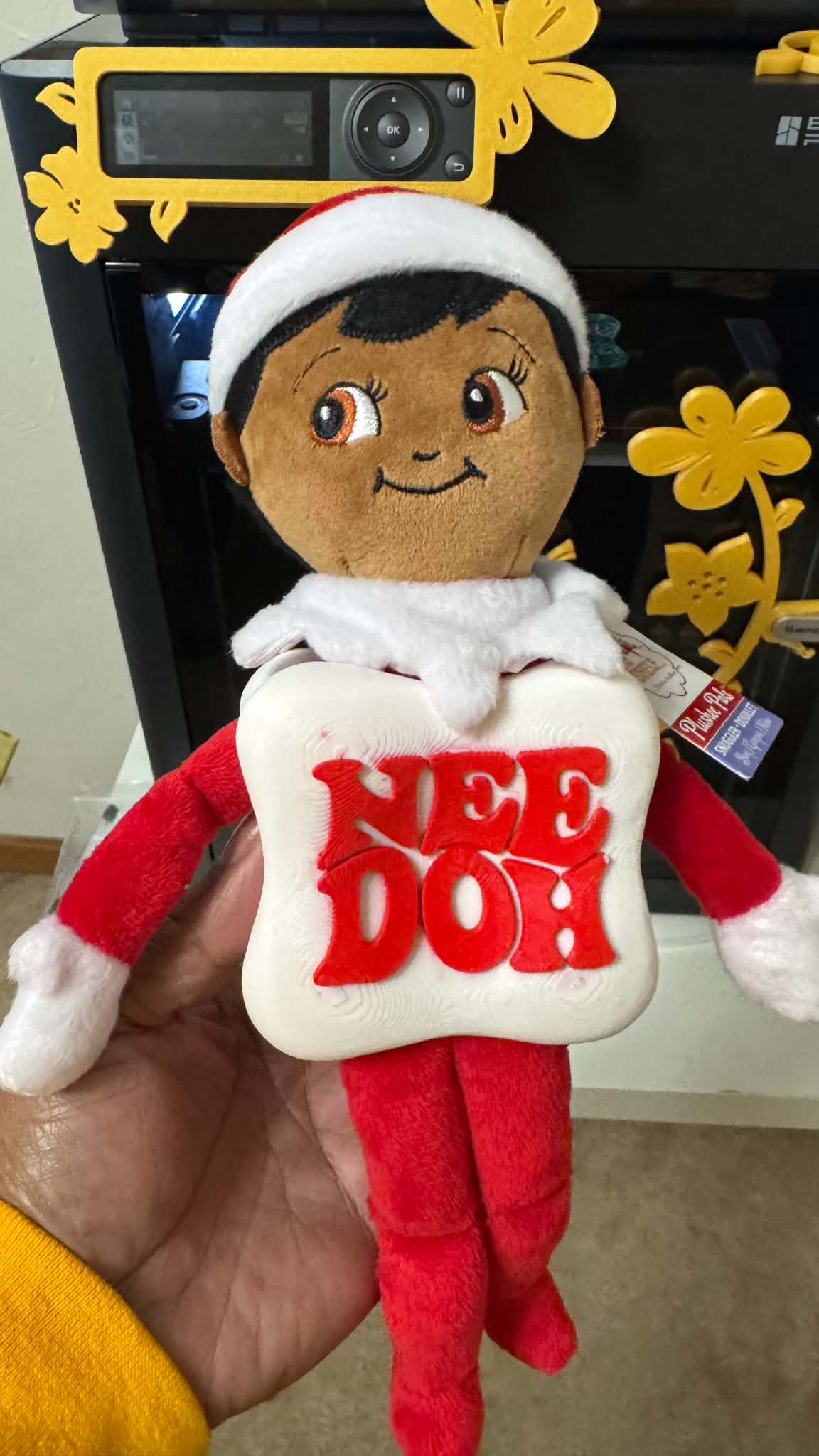 NeeDoh-Inspired Holiday Elf Costume