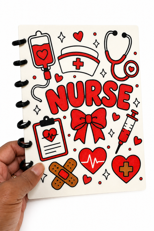 Nurses A5 Refillable 3D Printed Notebook