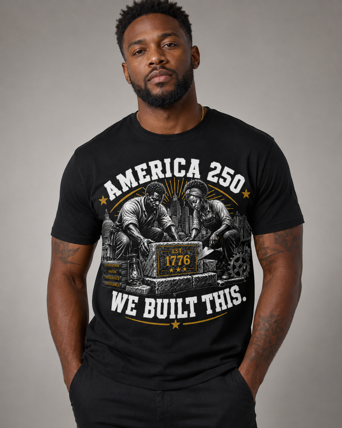 America 250 “We Built This” T-Shirt