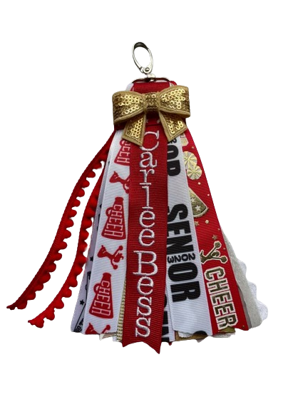 Personalized Cheer Zipper Pulls