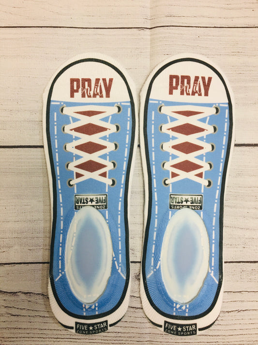 “Pray on it” No Show socks